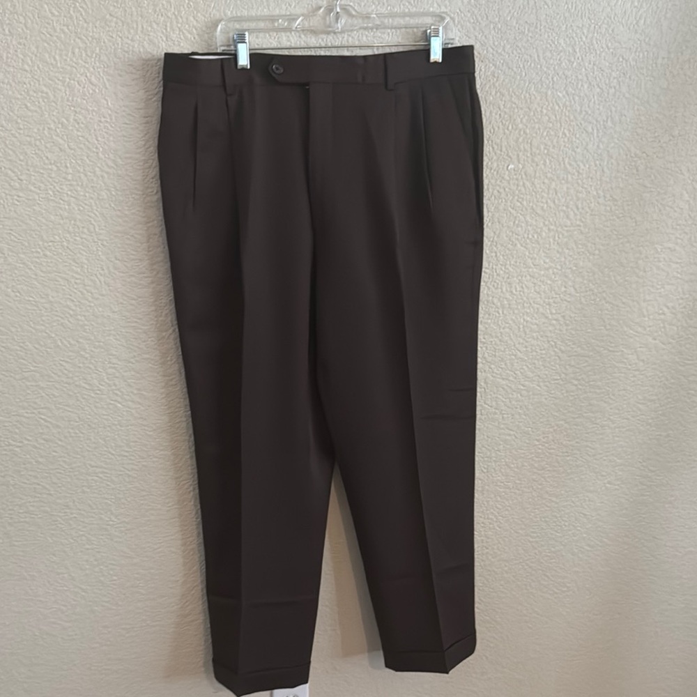 Paul Fredrick Brown Dress Pants